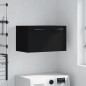 vidaXL Armario de pared madera de ingeniería negro 60x36,5x35 cm vidaXL Armario de pared madera de ingeniería negro 60x36,5x35 cm