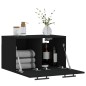 vidaXL Armario de pared madera de ingeniería negro 60x36,5x35 cm vidaXL Armario de pared madera de ingeniería negro 60x36,5x35 cm