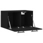 vidaXL Armario de pared madera de ingeniería negro 60x36,5x35 cm vidaXL Armario de pared madera de ingeniería negro 60x36,5x35 cm