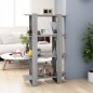 vidaXL Estantería/divisor de espacios gris Sonoma 80x30x123,5 cm vidaXL Estantería/divisor de espacios gris Sonoma 80x30x123,5 cm