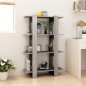 vidaXL Estantería/divisor de espacios gris Sonoma 80x30x123,5 cm vidaXL Estantería/divisor de espacios gris Sonoma 80x30x123,5 cm