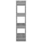 vidaXL Estantería/divisor de espacios gris Sonoma 80x30x123,5 cm vidaXL Estantería/divisor de espacios gris Sonoma 80x30x123,5 cm
