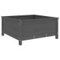 vidaXL Jardinera madera maciza de pino gris 82,5x82,5x39 cm vidaXL Jardinera madera maciza de pino gris 82,5x82,5x39 cm