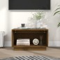 vidaXL Mueble de TV madera maciza de pino marrón miel 60x35x35 cm vidaXL Mueble de TV madera maciza de pino marrón miel 60x35x35 cm