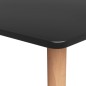 vidaXL Mesa alta y taburetes de bar 5 piezas negro y gris vidaXL Mesa alta y taburetes de bar 5 piezas negro y gris