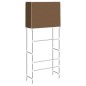 vidaXL Estantería 2 niveles lavadora hierro marrón 71x29,5x170,5cm vidaXL Estantería 2 niveles lavadora hierro marrón 71x29,5x170,5cm