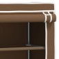 vidaXL Estantería 2 niveles lavadora hierro marrón 71x29,5x170,5cm vidaXL Estantería 2 niveles lavadora hierro marrón 71x29,5x170,5cm