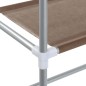 vidaXL Estantería 2 niveles lavadora hierro marrón 71x29,5x170,5cm vidaXL Estantería 2 niveles lavadora hierro marrón 71x29,5x170,5cm