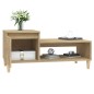 vidaXL Mesa de centro madera contrachapada roble Sonoma 100x50x45 cm vidaXL Mesa de centro madera contrachapada roble Sonoma 100x50x45 cm