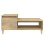 vidaXL Mesa de centro madera contrachapada roble Sonoma 100x50x45 cm vidaXL Mesa de centro madera contrachapada roble Sonoma 100x50x45 cm