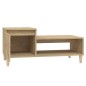 vidaXL Mesa de centro madera contrachapada roble Sonoma 100x50x45 cm vidaXL Mesa de centro madera contrachapada roble Sonoma 100x50x45 cm