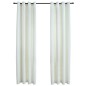 vidaXL Cortinas opacas con anillas 2 uds terciopelo crema 140x225 cm vidaXL Cortinas opacas con anillas 2 uds terciopelo crema 140x225 cm
