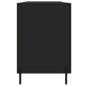 vidaXL Escritorio madera de ingeniería negro 140x50x75 cm