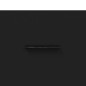 vidaXL Armario de pared madera de ingeniería negro 100x36,5x35 cm
