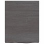 vidaXL Estante pared madera roble tratada marrón oscuro 40x50x(2-4) cm vidaXL Estante pared madera roble tratada marrón oscuro 40x50x(2-4) cm