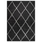 vidaXL Alfombra de pelo largo color crema y gris antracita 160x230 cm