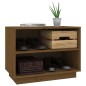 vidaXL Armario zapatero madera maciza de pino marrón miel 60x34x45 cm vidaXL Armario zapatero madera maciza de pino marrón miel 60x34x45 cm