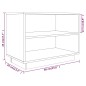 vidaXL Armario zapatero madera maciza de pino marrón miel 60x34x45 cm vidaXL Armario zapatero madera maciza de pino marrón miel 60x34x45 cm