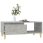 vidaXL Mesa de centro madera contrachapada gris hormigón 90x50x36,5 cm vidaXL Mesa de centro madera contrachapada gris hormigón 90x50x36,5 cm