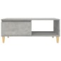 vidaXL Mesa de centro madera contrachapada gris hormigón 90x50x36,5 cm vidaXL Mesa de centro madera contrachapada gris hormigón 90x50x36,5 cm