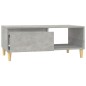 vidaXL Mesa de centro madera contrachapada gris hormigón 90x50x36,5 cm vidaXL Mesa de centro madera contrachapada gris hormigón 90x50x36,5 cm
