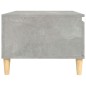vidaXL Mesa de centro madera contrachapada gris hormigón 90x50x36,5 cm vidaXL Mesa de centro madera contrachapada gris hormigón 90x50x36,5 cm