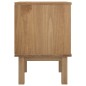 vidaXL Mesita de noche OTTA madera de pino marrón y gris 45x39x57 cm vidaXL Mesita de noche OTTA madera de pino marrón y gris 45x39x57 cm