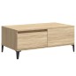 vidaXL Mesa de centro madera contrachapada roble Sonoma 90x50x36,5 cm vidaXL Mesa de centro madera contrachapada roble Sonoma 90x50x36,5 cm