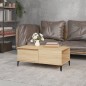 vidaXL Mesa de centro madera contrachapada roble Sonoma 90x50x36,5 cm vidaXL Mesa de centro madera contrachapada roble Sonoma 90x50x36,5 cm