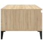 vidaXL Mesa de centro madera contrachapada roble Sonoma 90x50x36,5 cm vidaXL Mesa de centro madera contrachapada roble Sonoma 90x50x36,5 cm