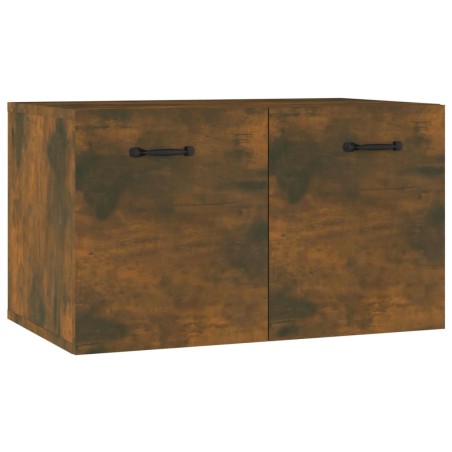 vidaXL Armario pared madera contrachapada roble ahumado 60x36,5x35 cm