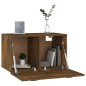 vidaXL Armario pared madera contrachapada roble ahumado 60x36,5x35 cm vidaXL Armario pared madera contrachapada roble ahumado 60x36,5x35 cm