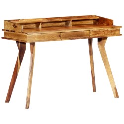 vidaXL Escritorio de madera maciza de sheesham 115x50x85 cm 