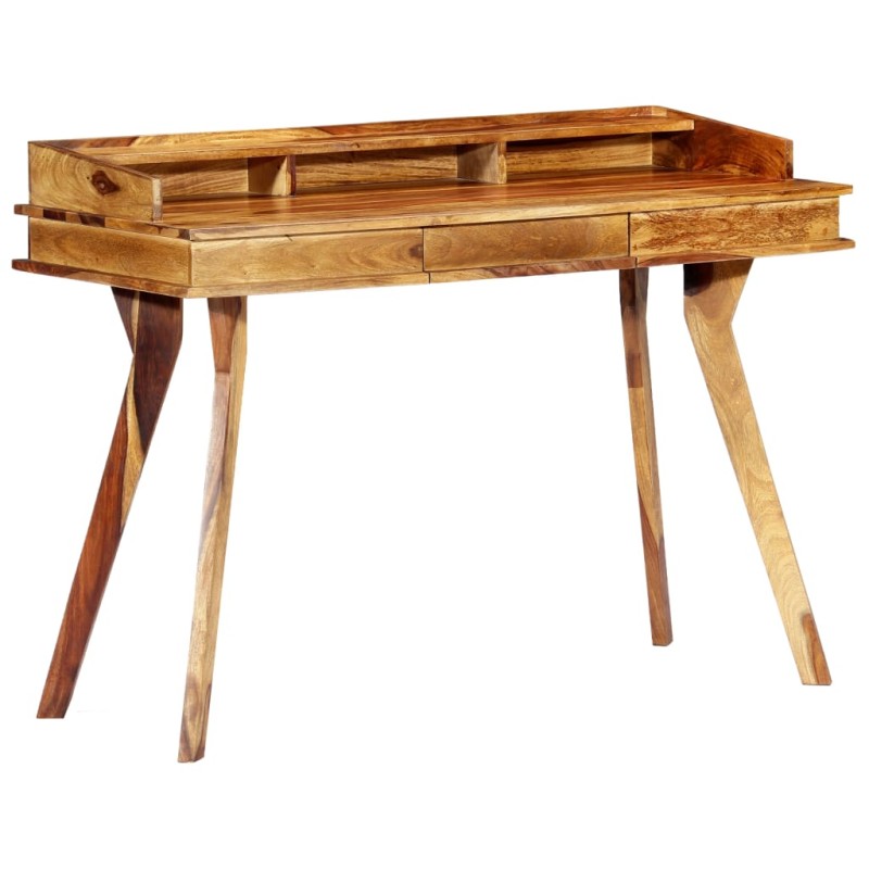 vidaXL Escritorio de madera maciza de sheesham 115x50x85 cm vidaXL Escritorio de madera maciza de sheesham 115x50x85 cm