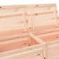 vidaXL Baúl para cojines madera de abeto maciza 150x50x56 cm vidaXL Baúl para cojines madera de abeto maciza 150x50x56 cm