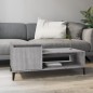 vidaXL Mesa de centro madera contrachapada gris Sonoma 100x50x45 cm vidaXL Mesa de centro madera contrachapada gris Sonoma 100x50x45 cm