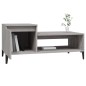 vidaXL Mesa de centro madera contrachapada gris Sonoma 100x50x45 cm vidaXL Mesa de centro madera contrachapada gris Sonoma 100x50x45 cm