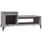 vidaXL Mesa de centro madera contrachapada gris Sonoma 100x50x45 cm vidaXL Mesa de centro madera contrachapada gris Sonoma 100x50x45 cm