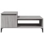 vidaXL Mesa de centro madera contrachapada gris Sonoma 100x50x45 cm vidaXL Mesa de centro madera contrachapada gris Sonoma 100x50x45 cm