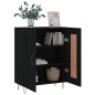 vidaXL Aparador de madera de ingeniería negro 69,5x34x90 cm vidaXL Aparador de madera de ingeniería negro 69,5x34x90 cm