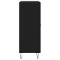 vidaXL Aparador de madera de ingeniería negro 69,5x34x90 cm vidaXL Aparador de madera de ingeniería negro 69,5x34x90 cm