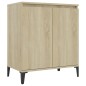 vidaXL Aparador de madera contrachapada color roble Sonoma 60x35x70 cm vidaXL Aparador de madera contrachapada color roble Sonoma 60x35x70 cm