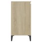vidaXL Aparador de madera contrachapada color roble Sonoma 60x35x70 cm vidaXL Aparador de madera contrachapada color roble Sonoma 60x35x70 cm