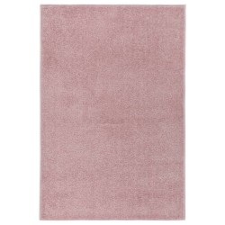 vidaXL Alfombra de pelo corto rosa 160x230 cm