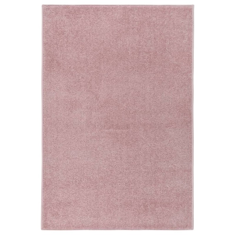 vidaXL Alfombra de pelo corto rosa 160x230 cm vidaXL Alfombra de pelo corto rosa 160x230 cm