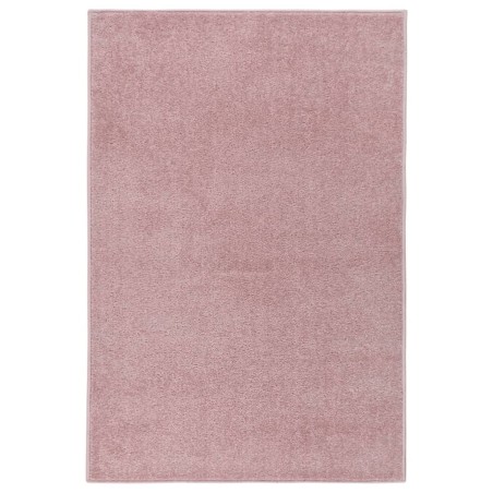 vidaXL Alfombra de pelo corto rosa 160x230 cm