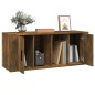 vidaXL Mueble para TV madera contrachapada roble ahumado 100x35x40 cm vidaXL Mueble para TV madera contrachapada roble ahumado 100x35x40 cm