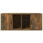 vidaXL Mueble para TV madera contrachapada roble ahumado 100x35x40 cm vidaXL Mueble para TV madera contrachapada roble ahumado 100x35x40 cm