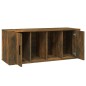 vidaXL Mueble para TV madera contrachapada roble ahumado 100x35x40 cm vidaXL Mueble para TV madera contrachapada roble ahumado 100x35x40 cm