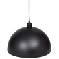 vidaXL Lámpara de techo 2 uds altura ajustable semiesférica negra vidaXL Lámpara de techo 2 uds altura ajustable semiesférica negra